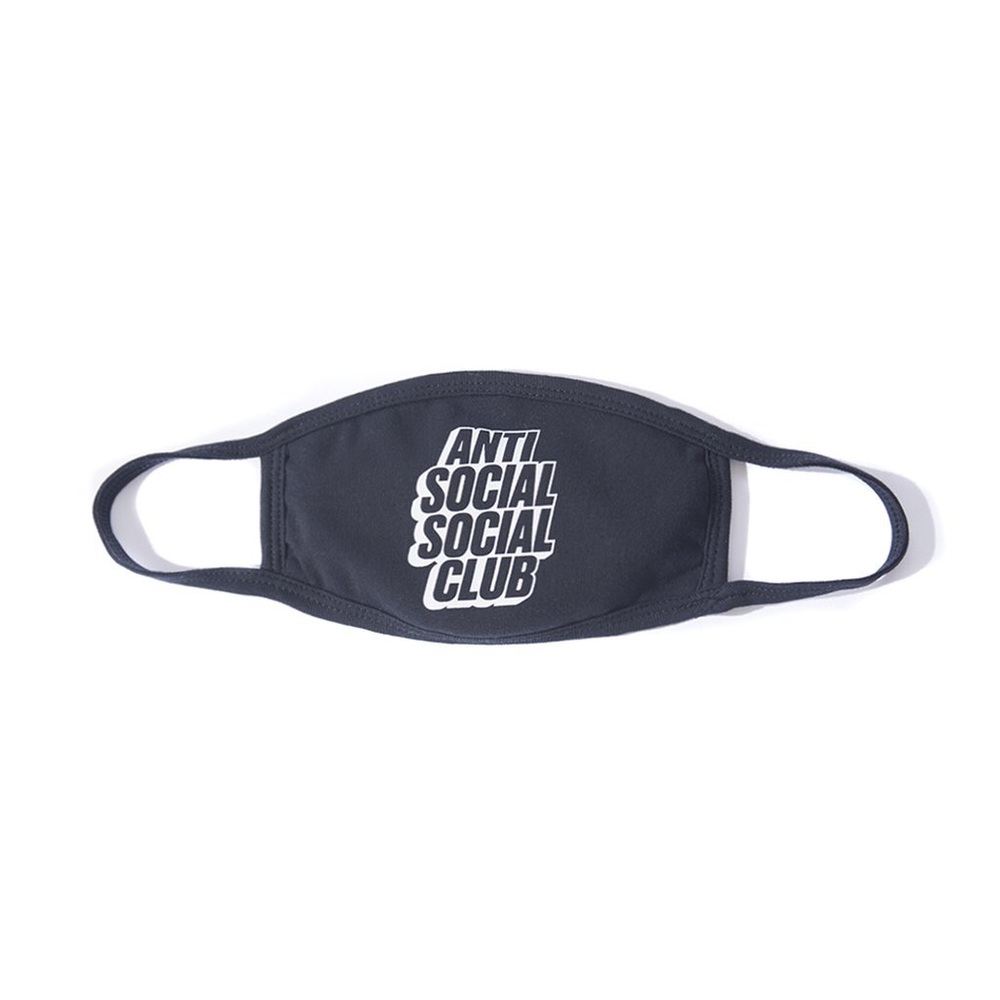 DS Anti social social Club ASSC Medical Black Mask